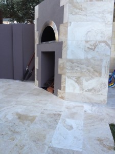 travertine pavers